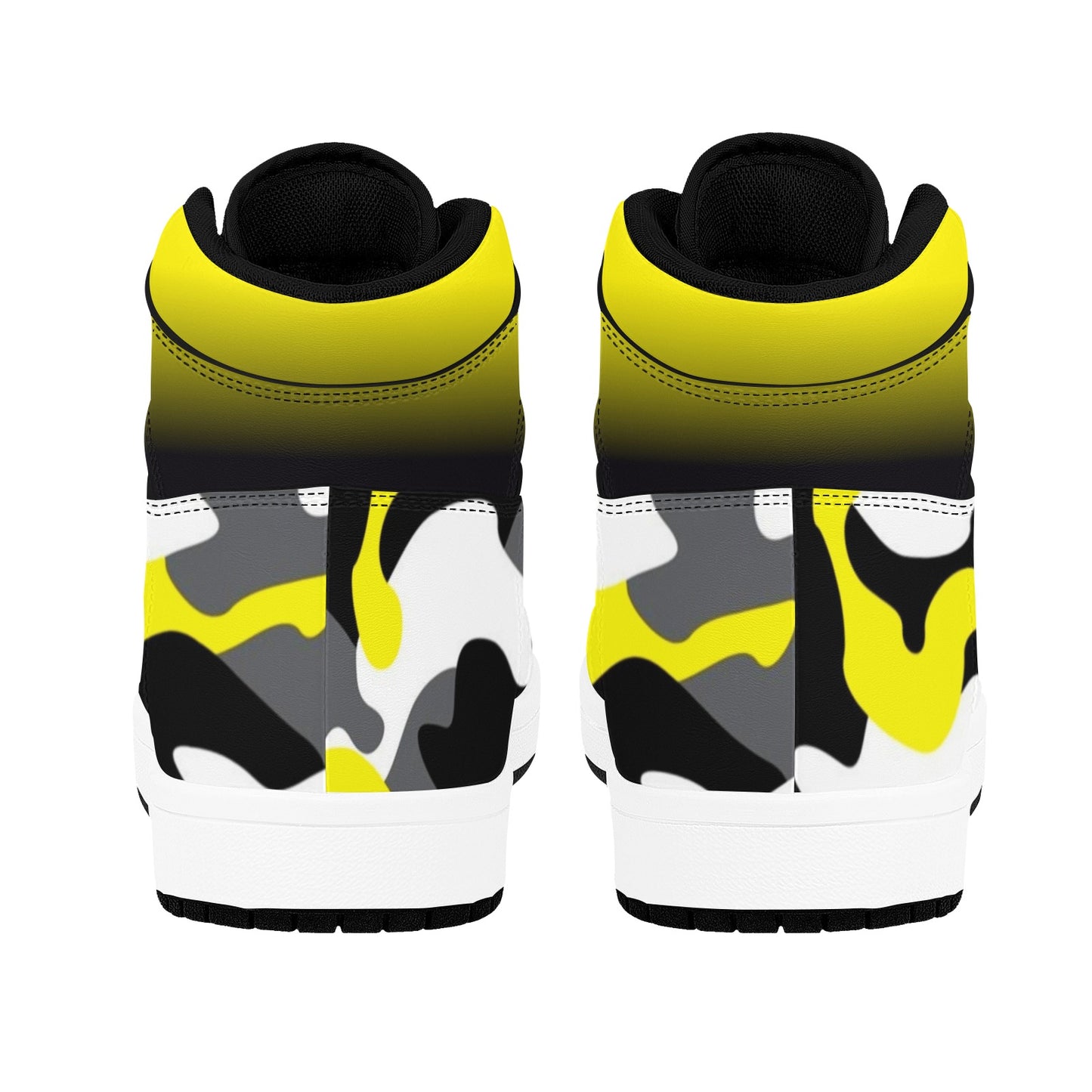 RR Yellow Camo High Top Sneakers