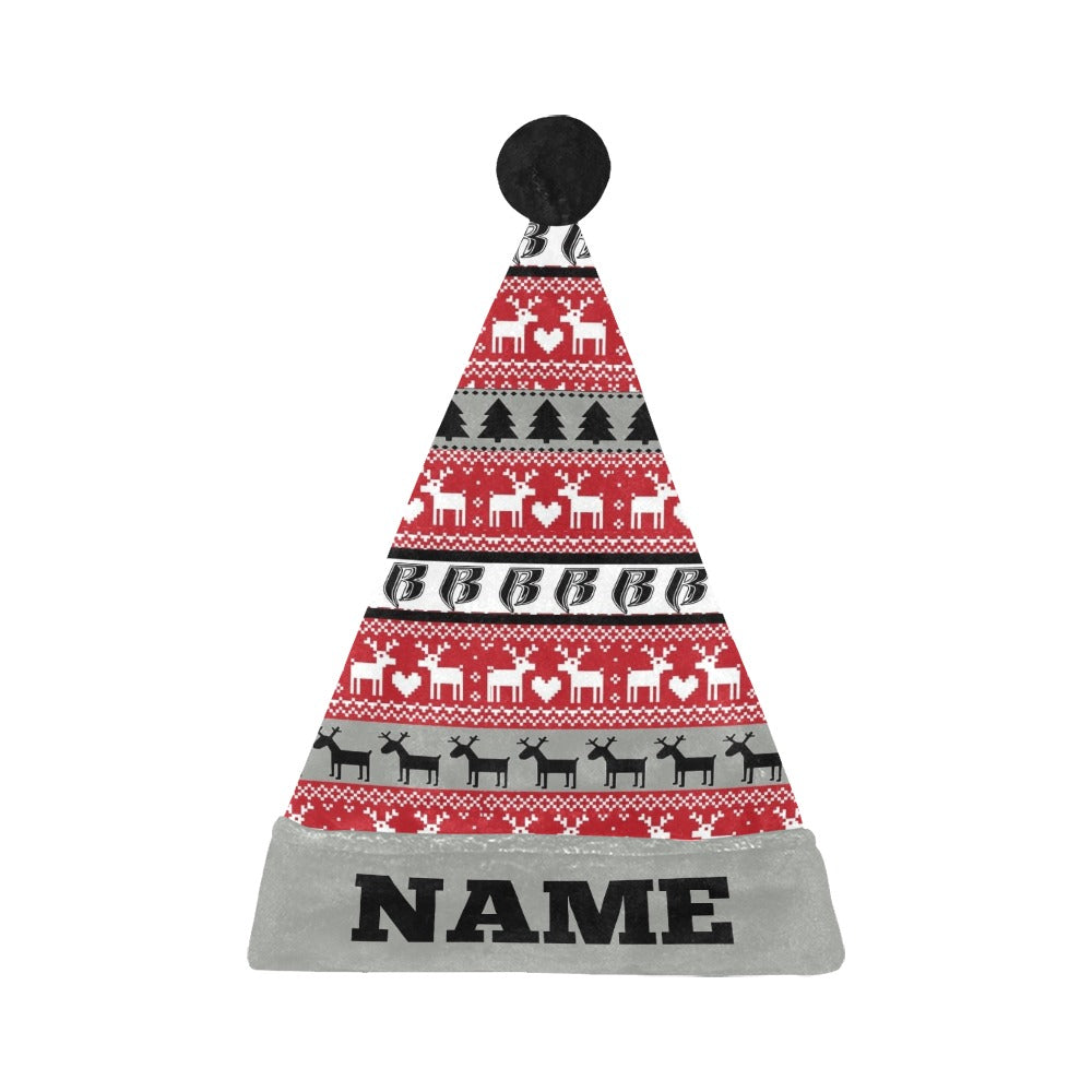 RR Christmas Flannel Hat - Blk/Rd/Gry