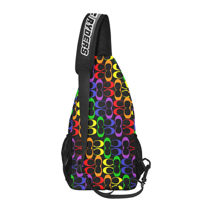 RR Crossbody Bag c0ach All Over Print Chest Bag (Model 1719)