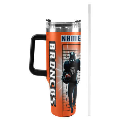 RR BRONCOS 40OZ STAINLESS STEEL TUMBLER 2025