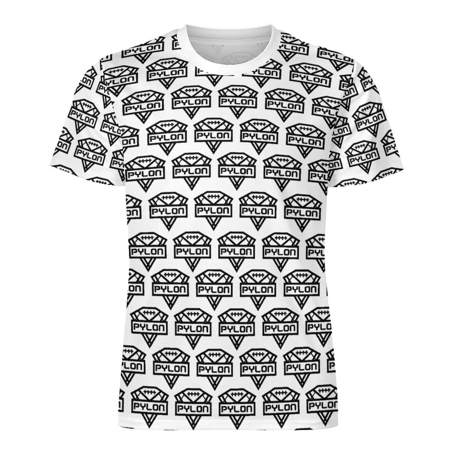 Pylon Ice Silk Tee Wht Pylon Print