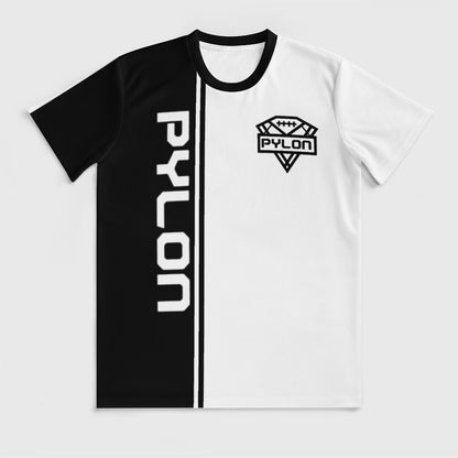 Pylon Ice Silk Tee Blk/Wht Half