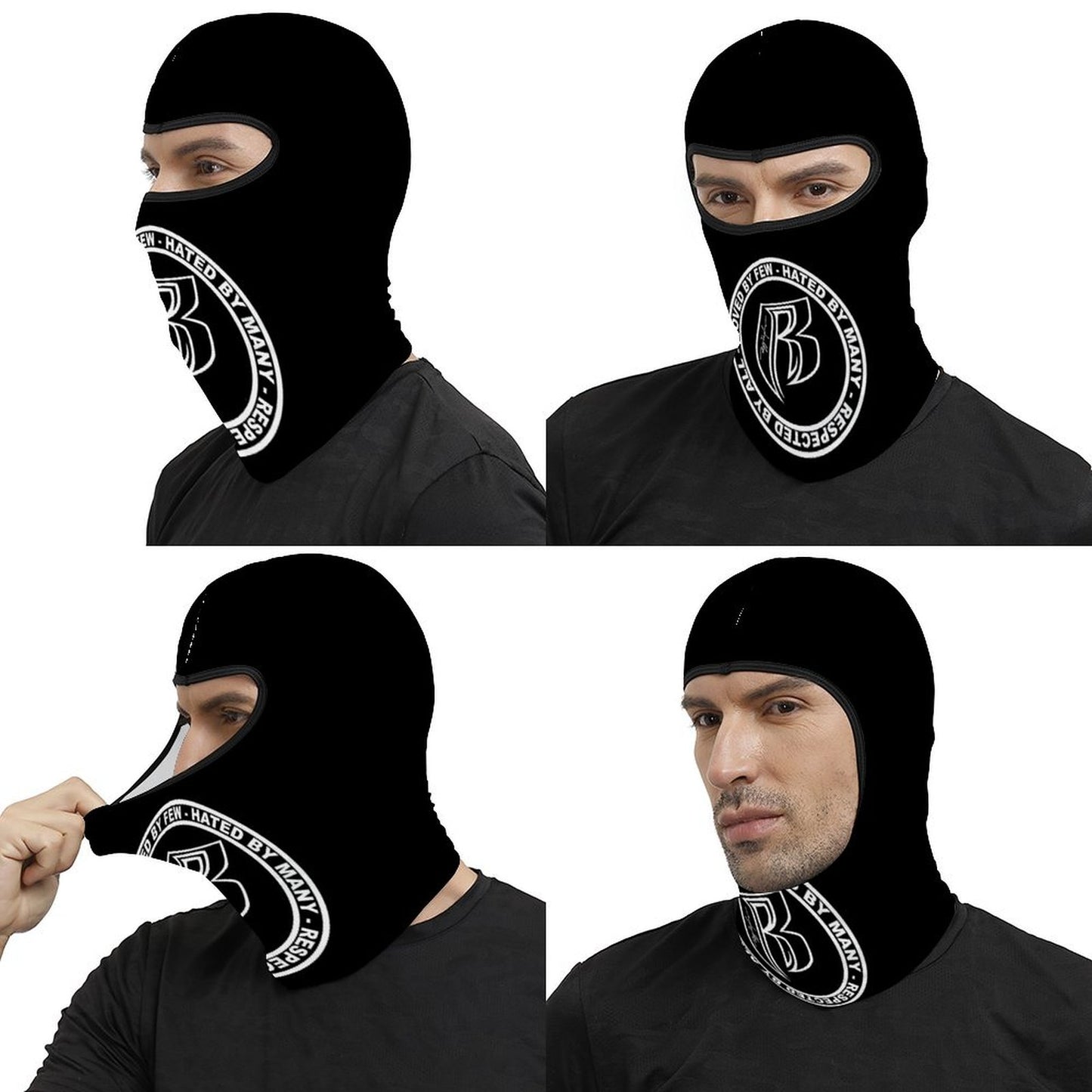 RR Full Mask Blk Logo