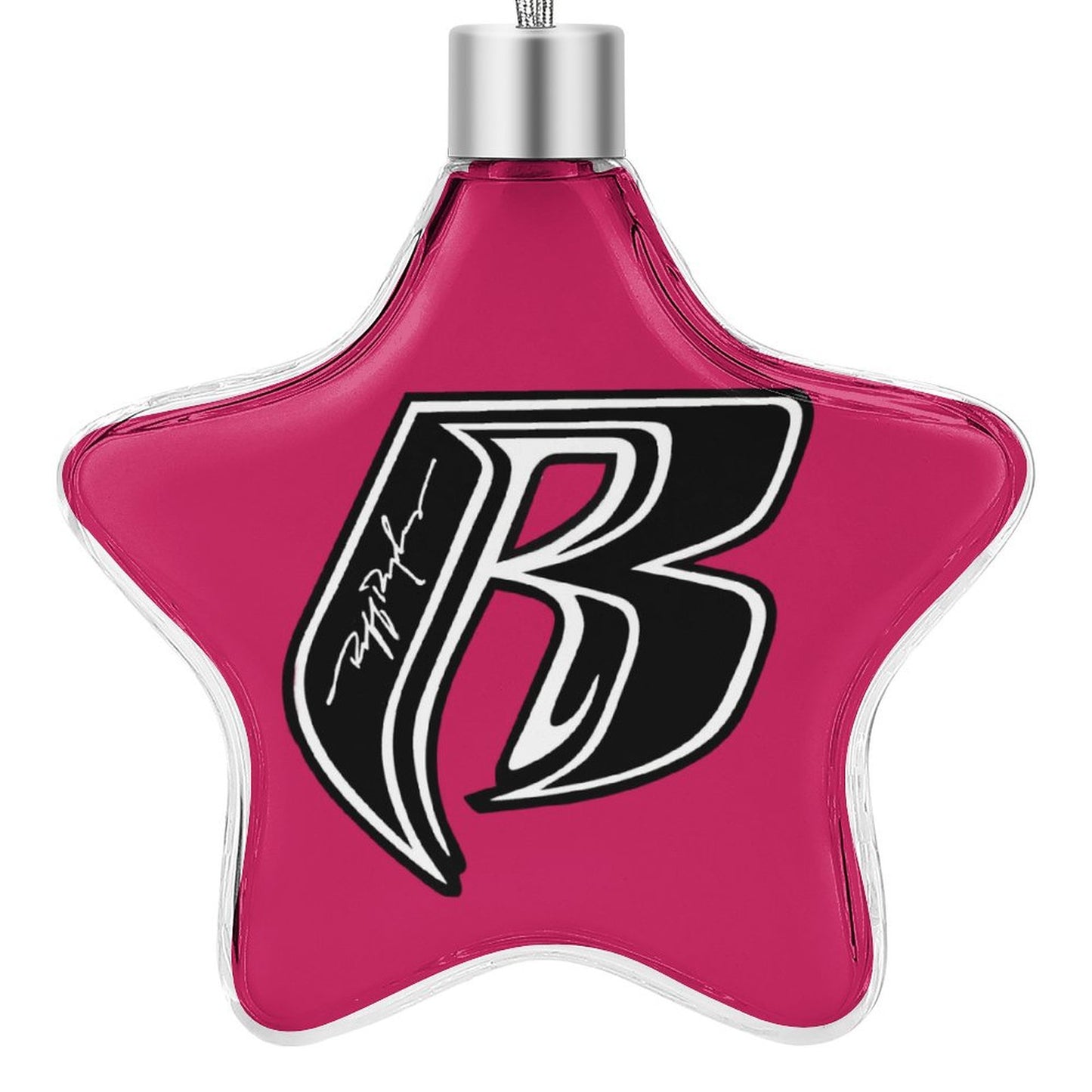 RR Christmas Hanging Star - Pink