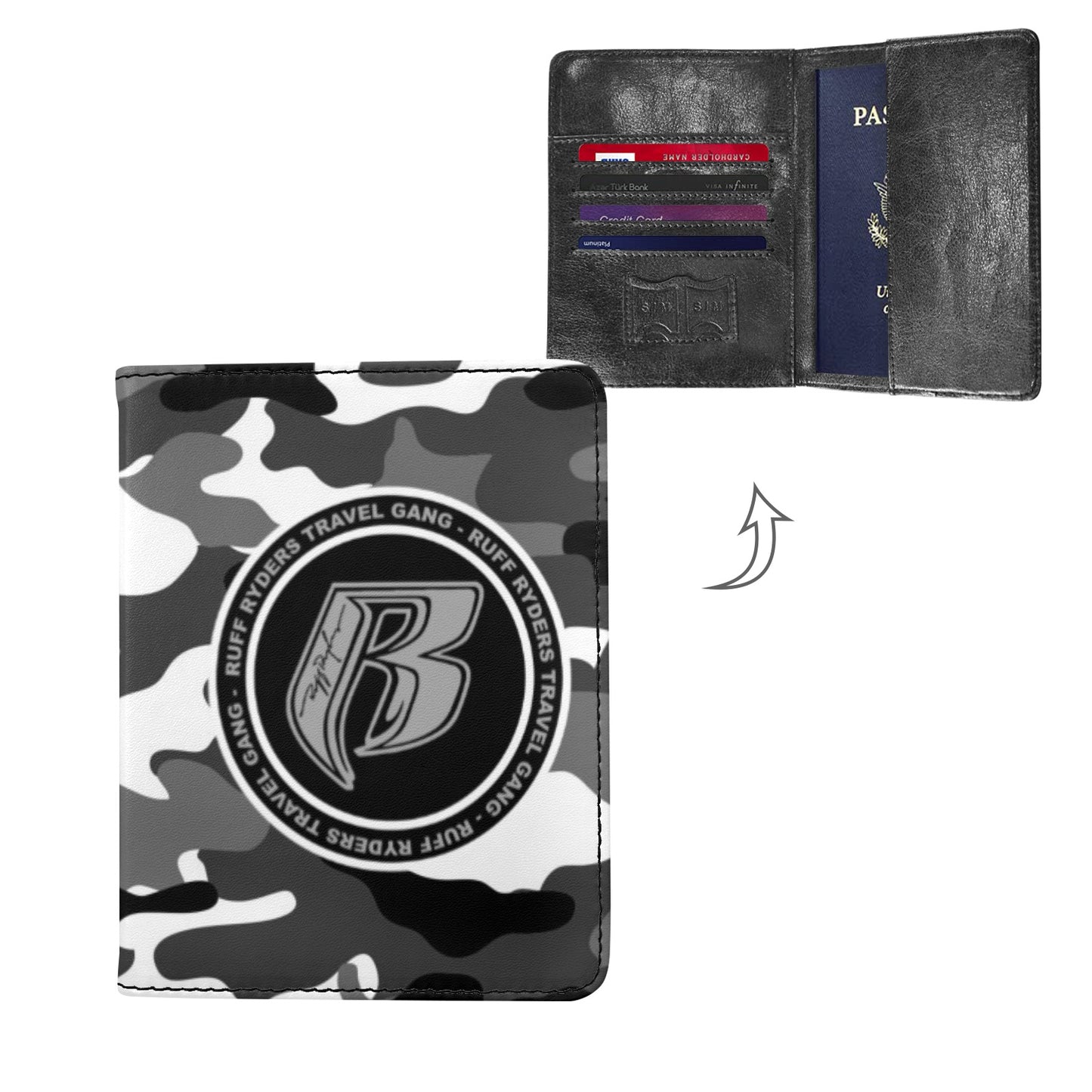 RR Camo Passport Cover Travel