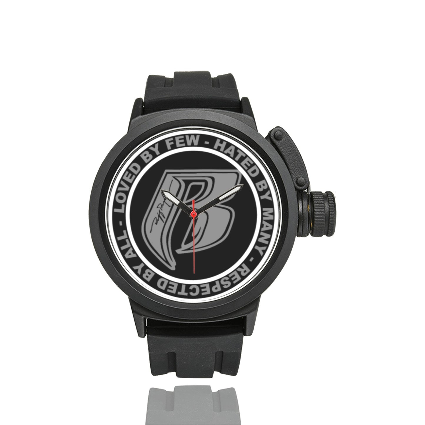 RR Mens Sports Watch Blk/Gry