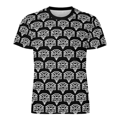 Pylon Ice Silk Tee Blk Pylon Print