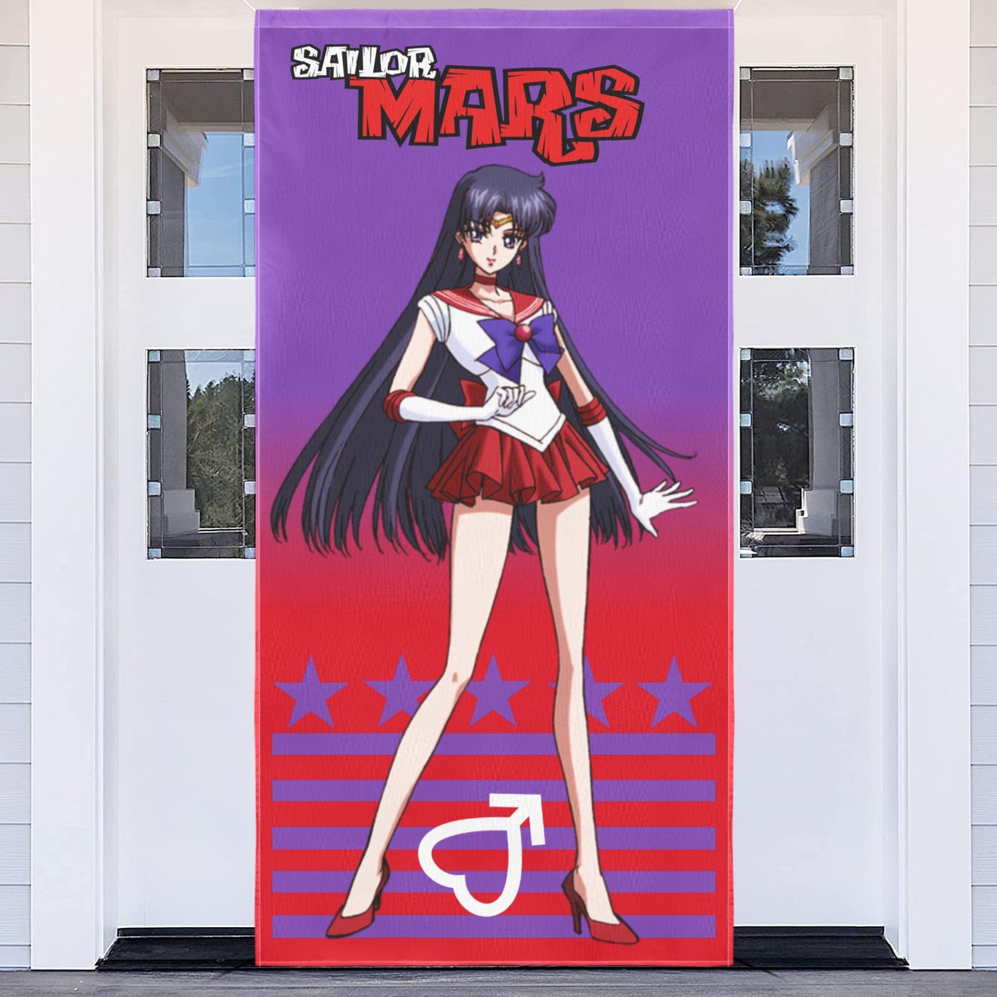 Sailor Mars Room Banner Door Banner