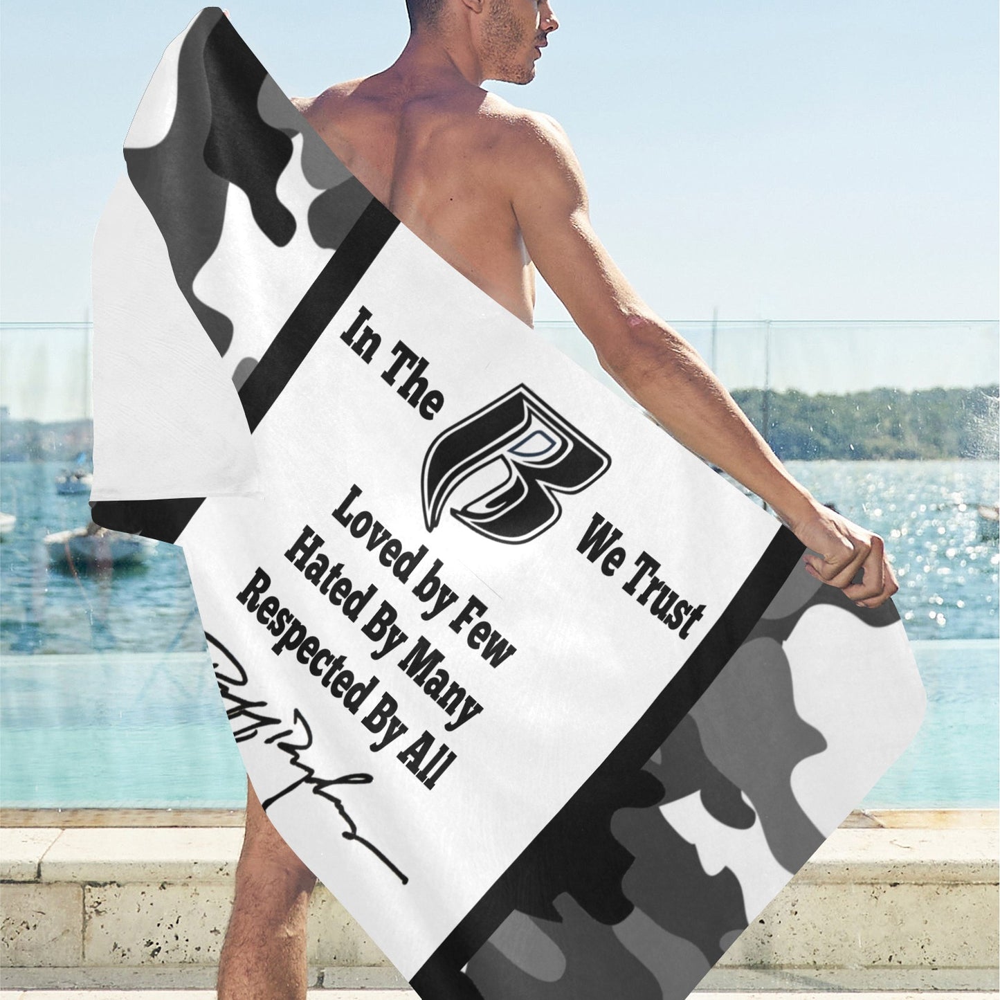 RR Beach Chamois 30"x 60" Wht