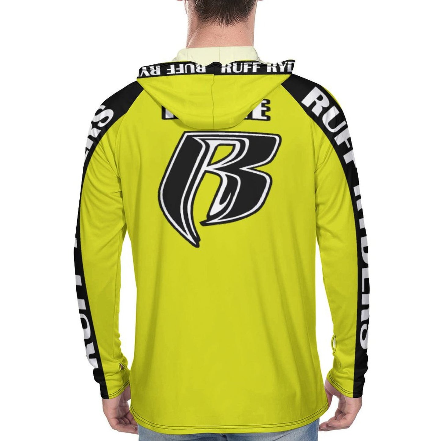 RR Long Sleeve Sun Protection Hoodie  - Add your name.