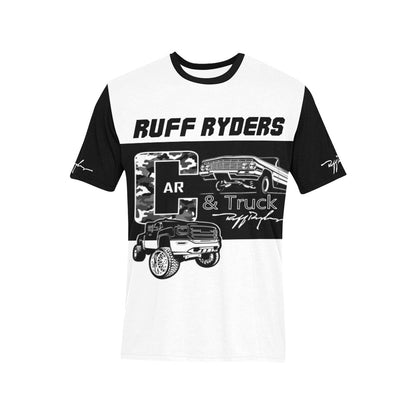 RR Car and Truck Tee White