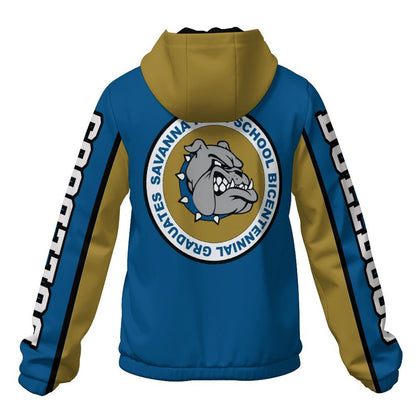 Savannah Bulldogs Hooded Windbreaker Jacket