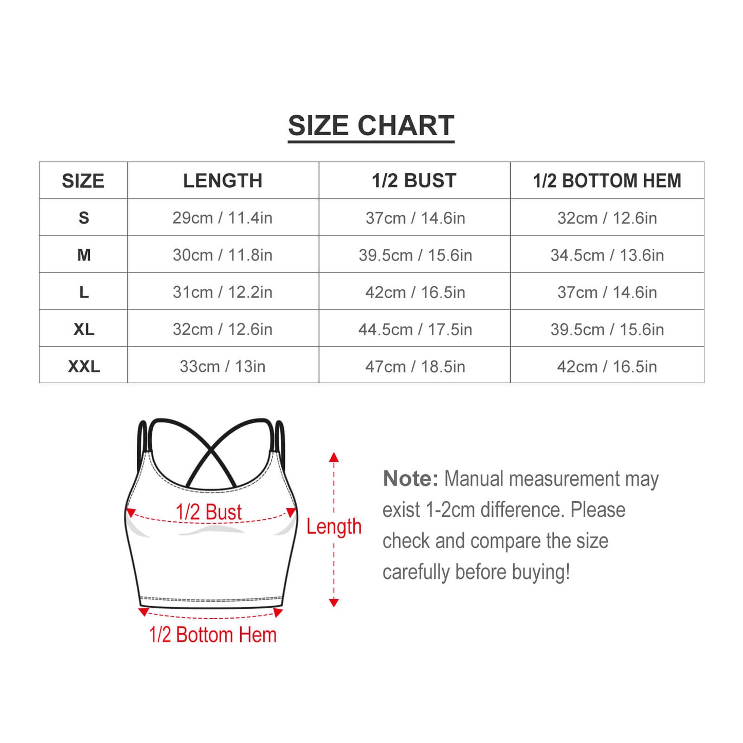 CMR Spaghetti Crossed Strap Cropped Tank