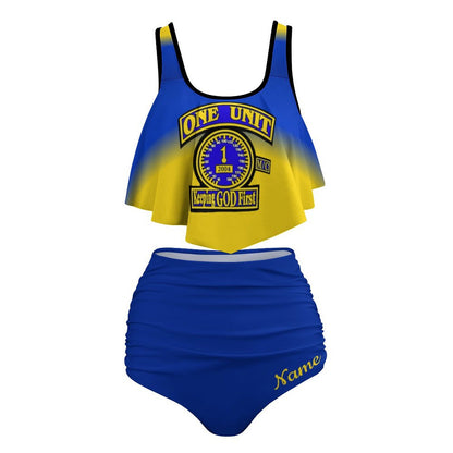 One Unit Two-piece Swimsuit Bikini