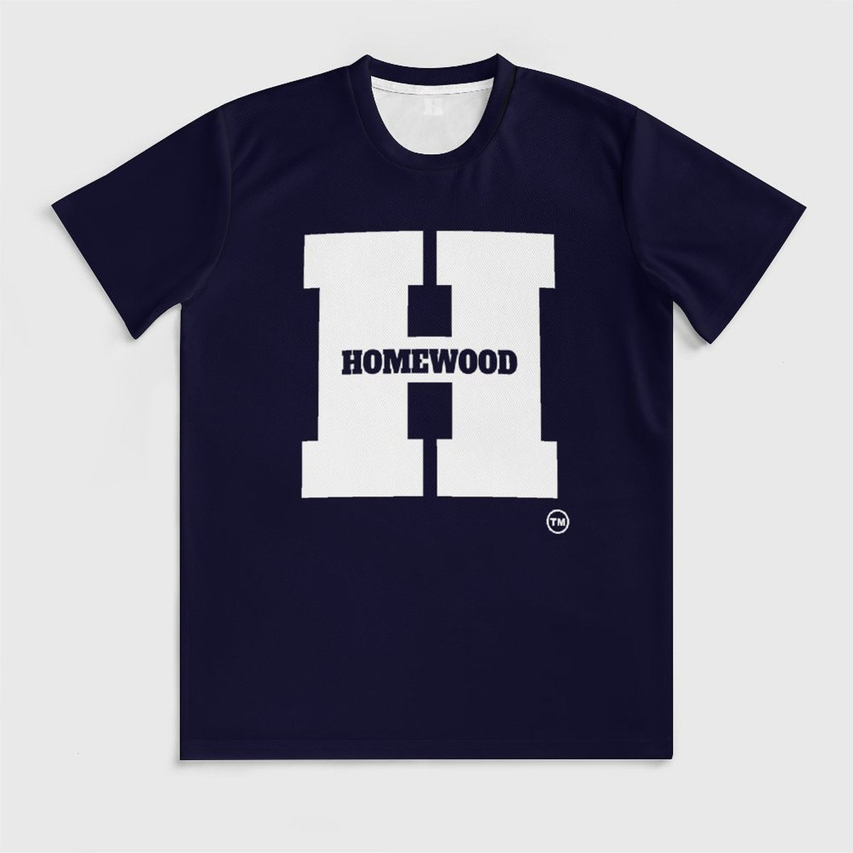 Big H Homewood Ice Silk T-shirt Drk Blu/Wht