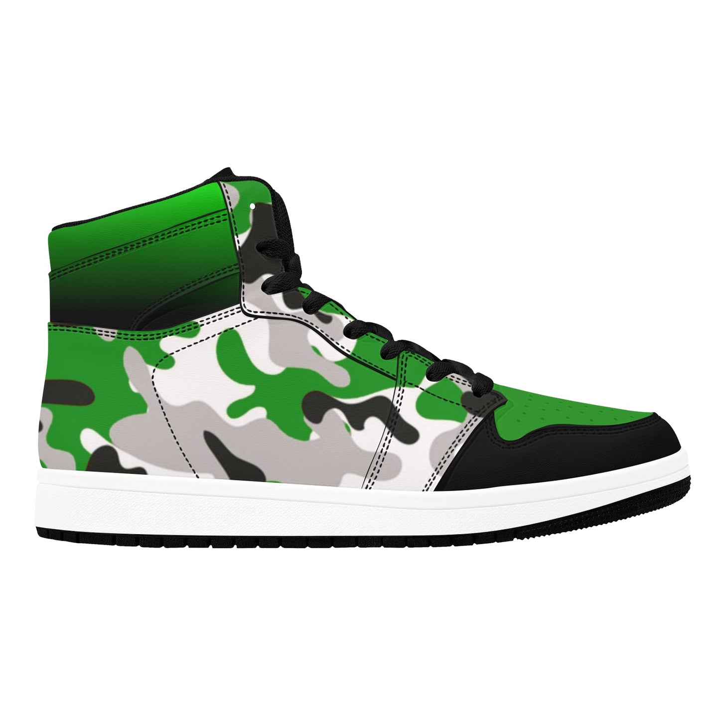 RR Green Camo High Top Sneakers