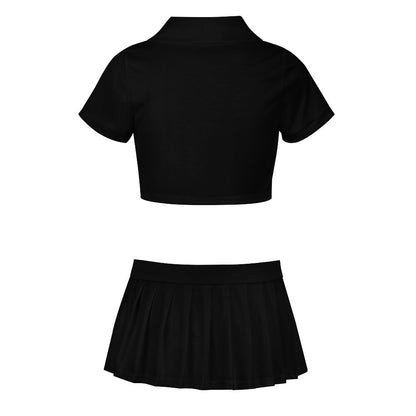 CMR Two Piece Sexy Shirt and Mini Skirt