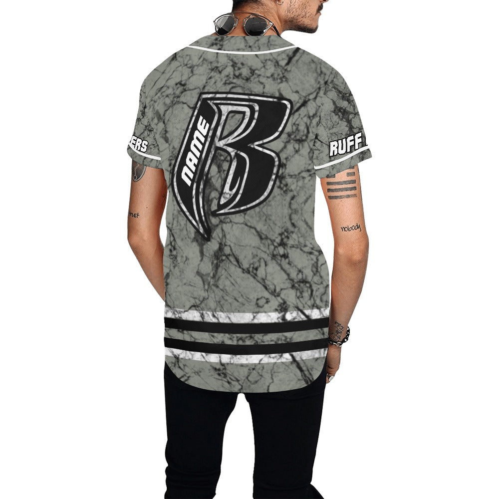 RR Baseball Jersey Stonewash Gray