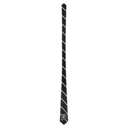RR Necktie Blk/Wht Stripes