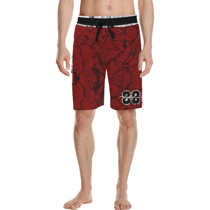 RR Boardshorts Stonewash Red