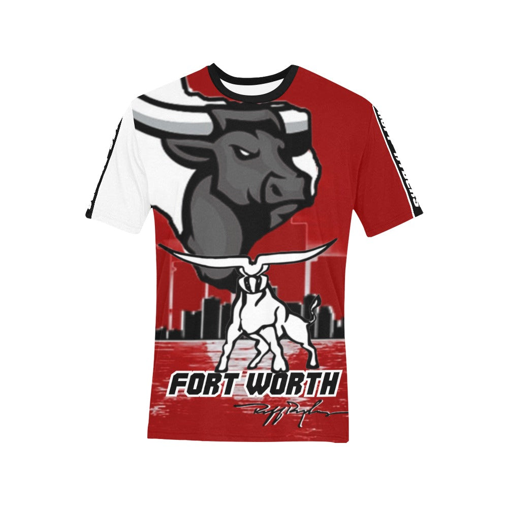 Fort Worth State Tee Red