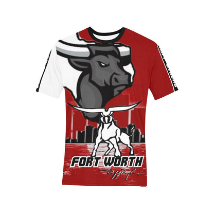 Fort Worth State Tee Red