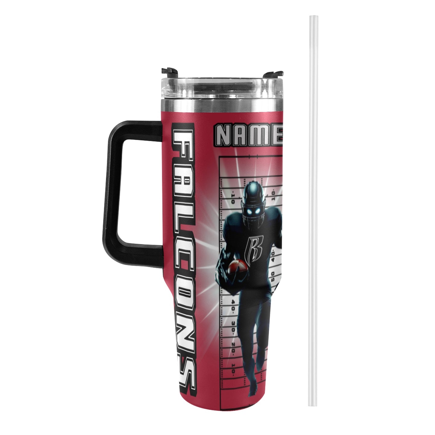 RR FALCONS 40OZ STAINLESS STEEL TUMBLER 2025