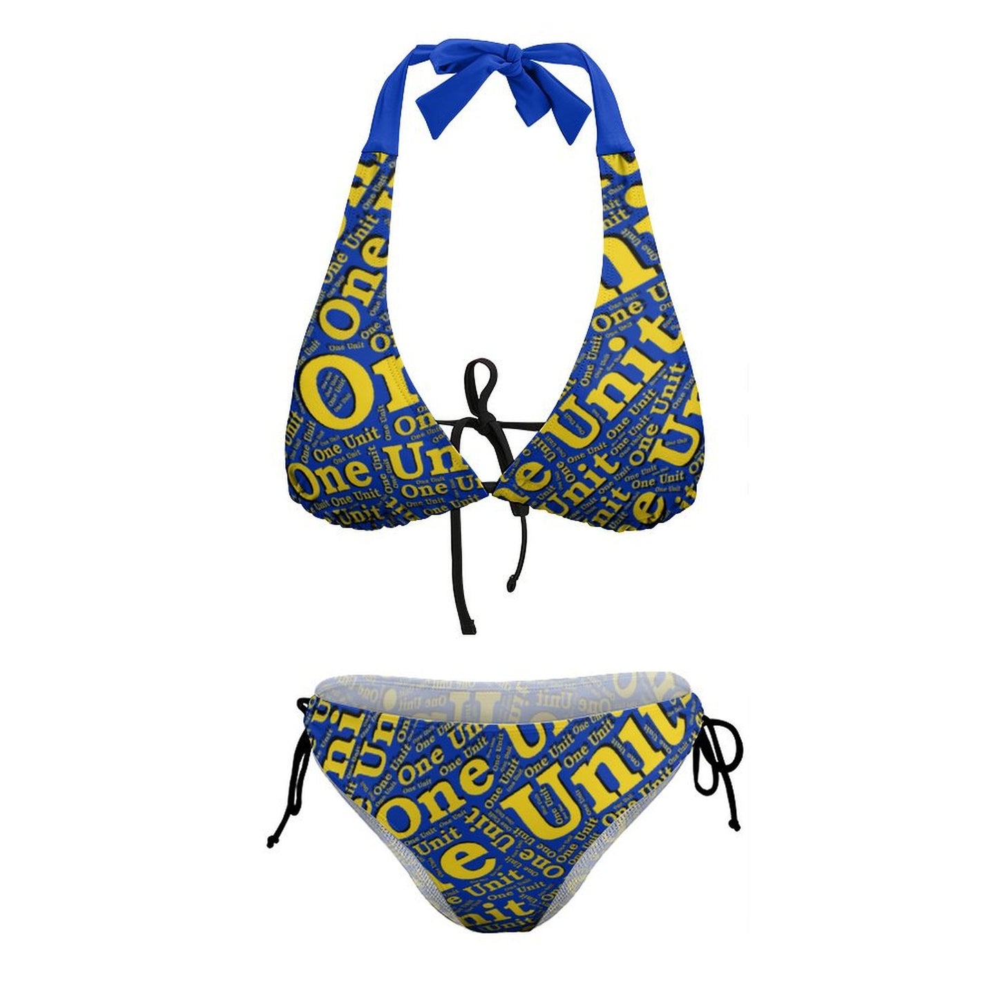 One Unit Plus Sized Bikini Halter 1