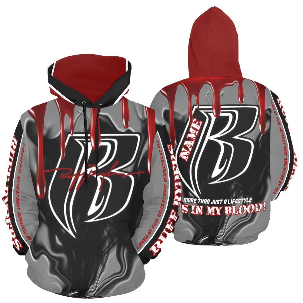 RR It's in My Blood Hoodie Gry