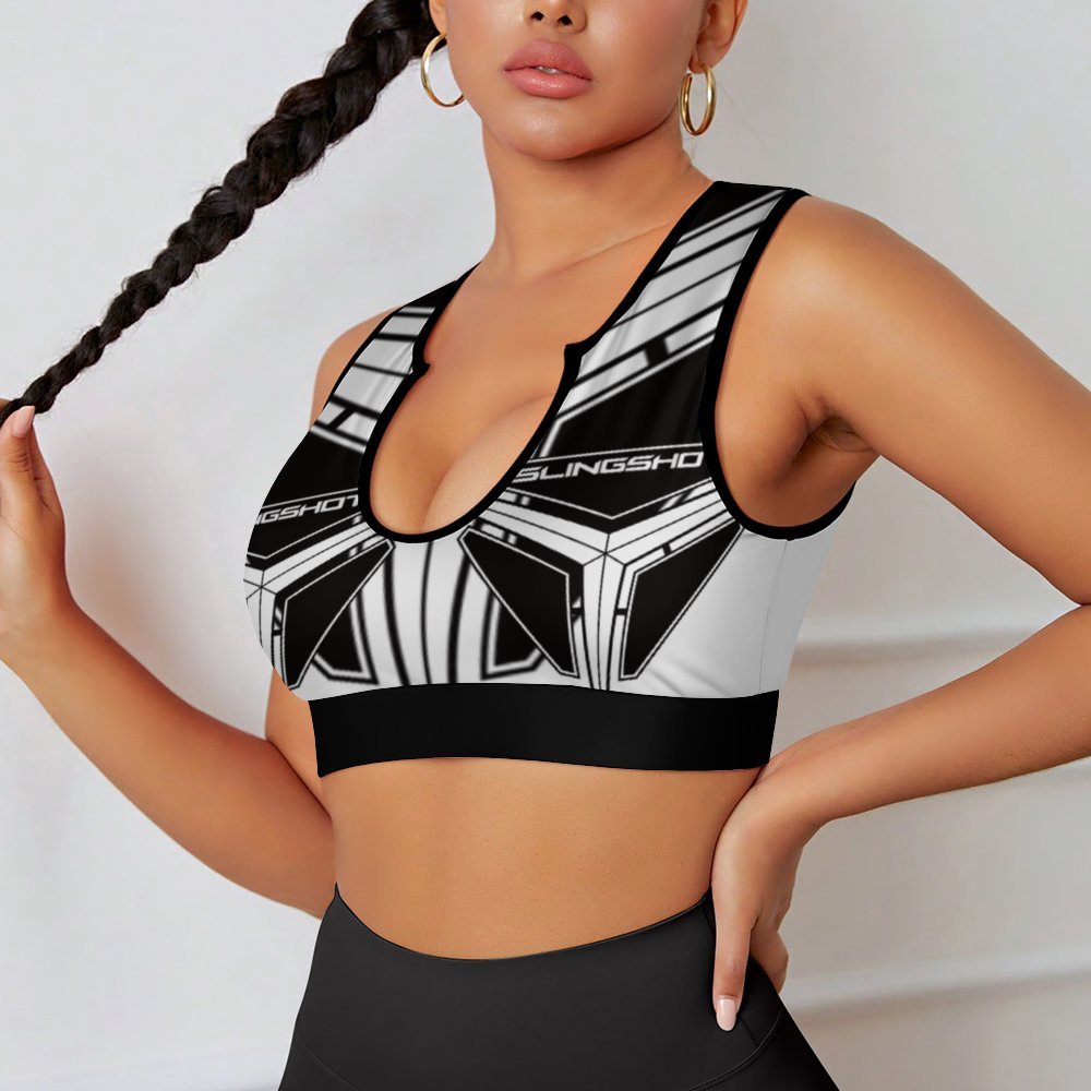 3>2 Sexy Spandex Crop Top Black