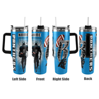 RR PANTHERS 40OZ STAINLESS STEEL TUMBLER 2025