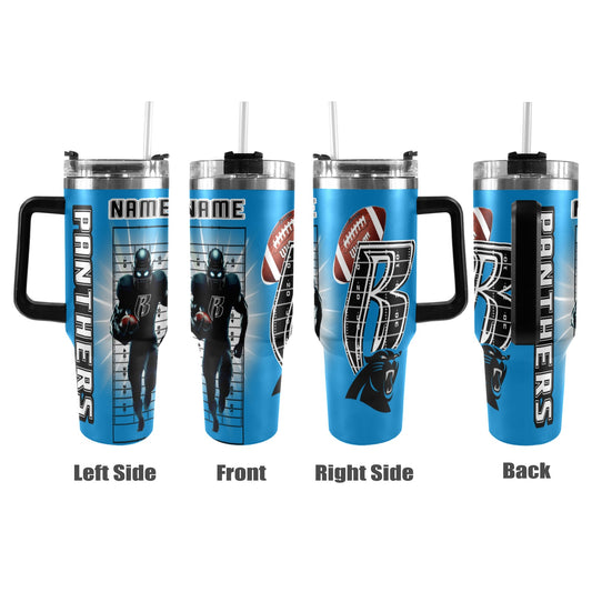 RR PANTHERS 40OZ STAINLESS STEEL TUMBLER 2025