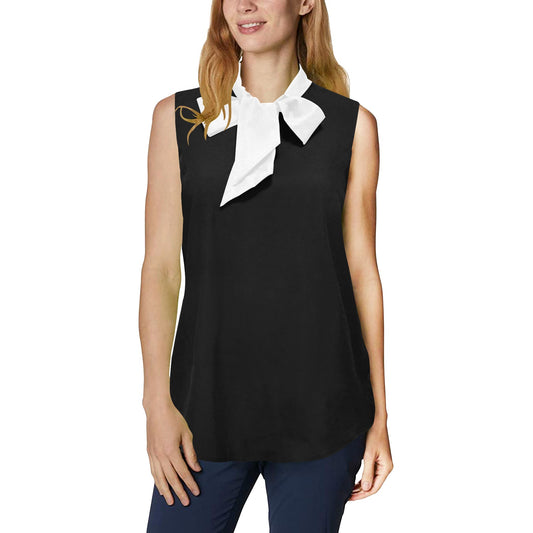 CMR Sleeveless Shirt with Necktie