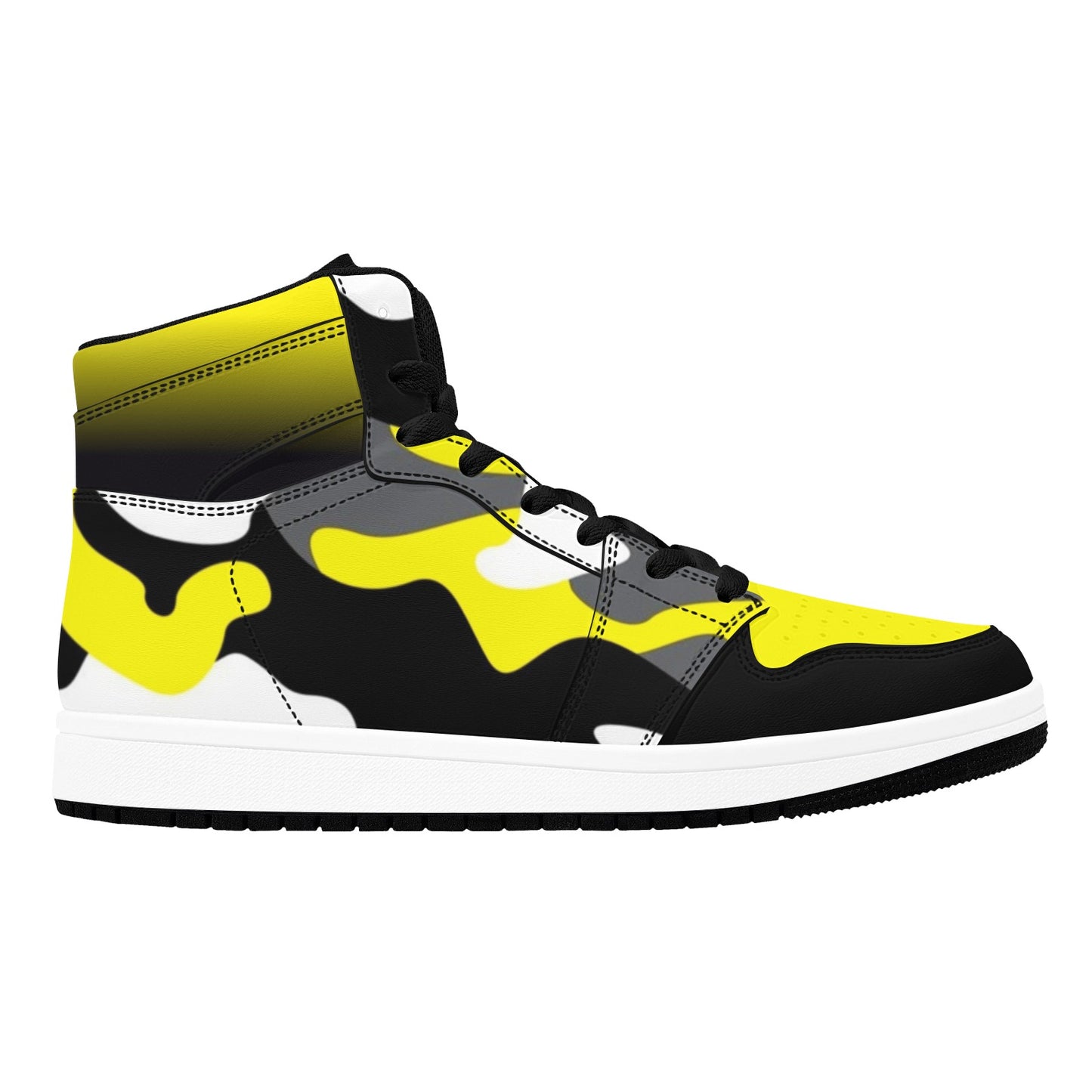 RR Yellow Camo High Top Sneakers