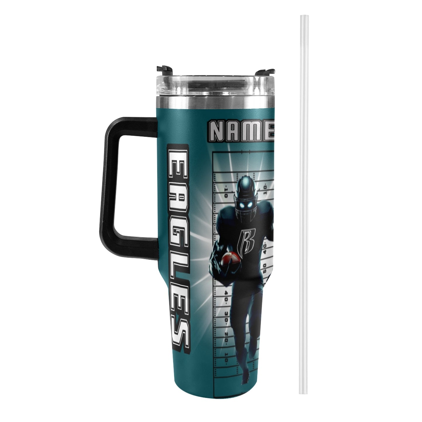RR EAGLES 40OZ STAINLESS STEEL TUMBLER 2025