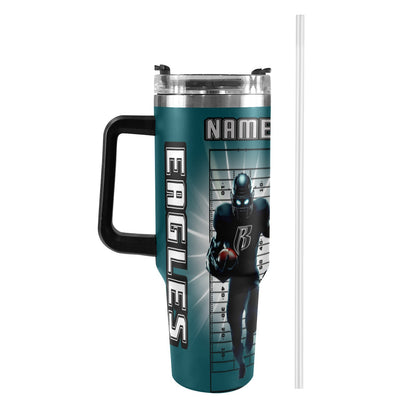 RR EAGLES 40OZ STAINLESS STEEL TUMBLER 2025