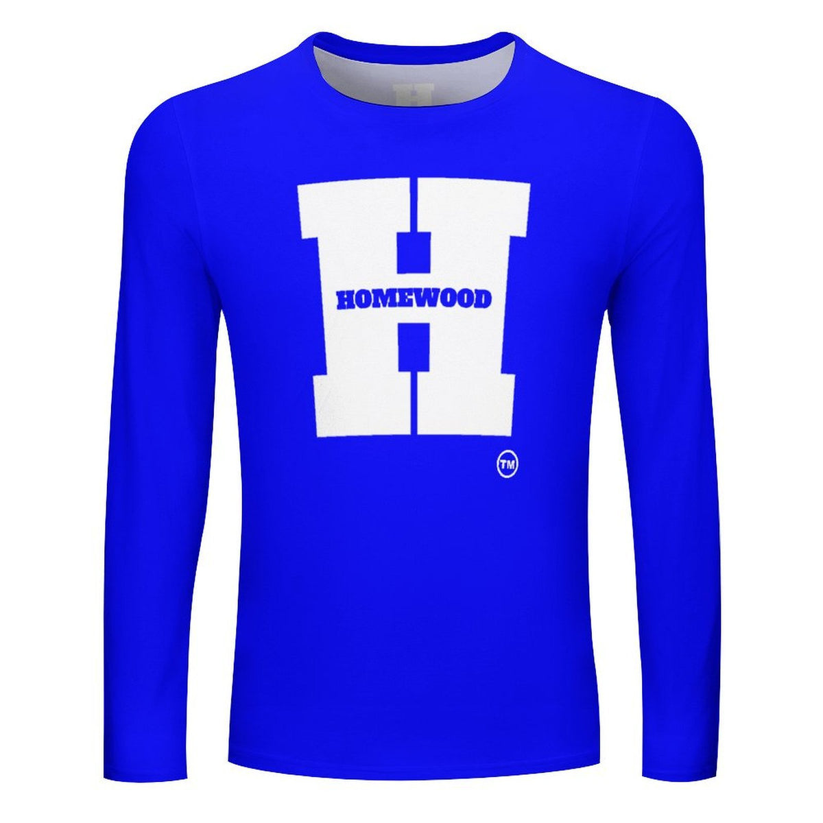 Homewood H Long Sleeve Blu/Wht