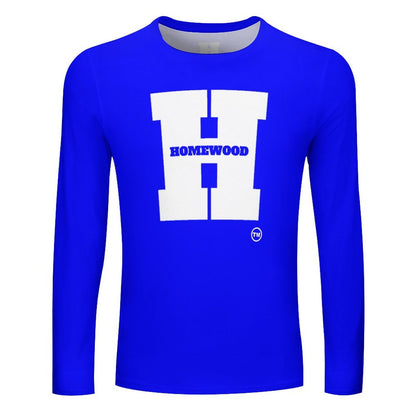 Homewood H Long Sleeve Blu/Wht