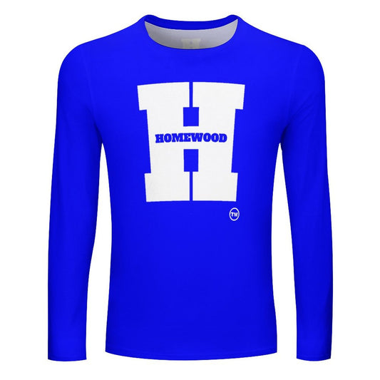 Homewood H Long Sleeve Blu/Wht