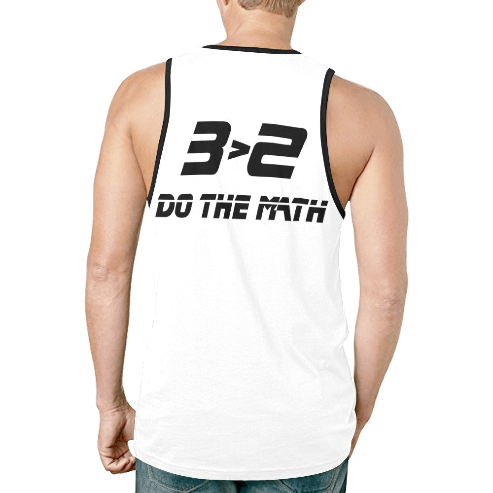 3>2 Mens Tank Blk