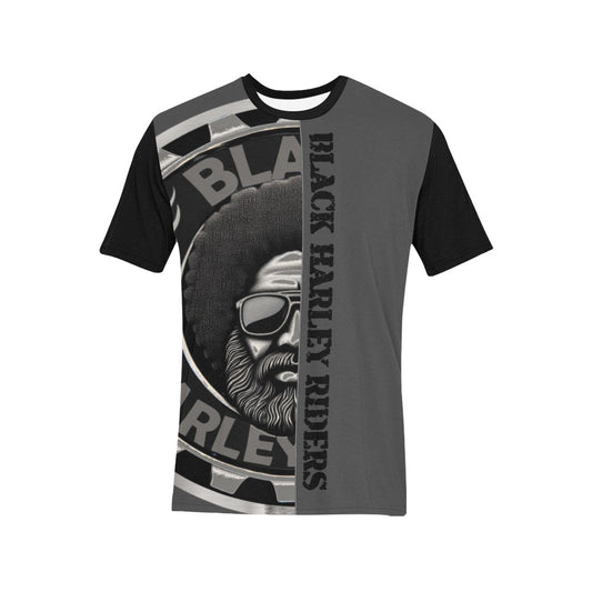 BHR Tee Half Face Blk Man - Gry