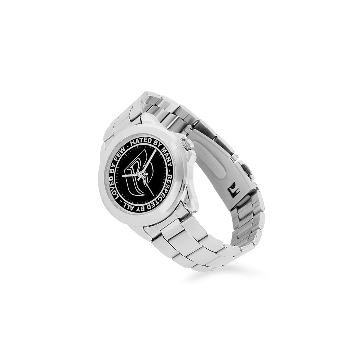 RR Stainless Steel Watch Blk