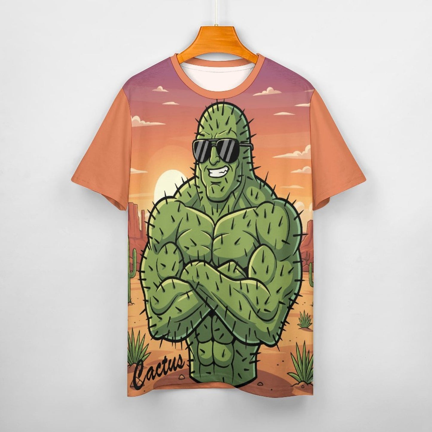 Plant Love Ice Silk Tee - Cactus