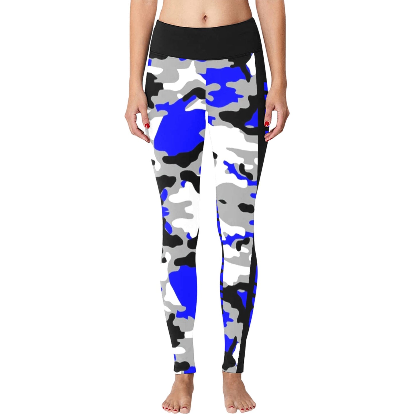 Camo Leggings Blue