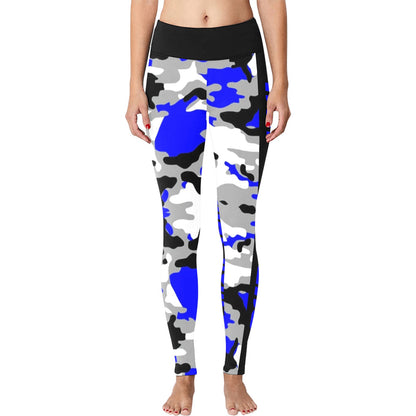 Camo Leggings Blue