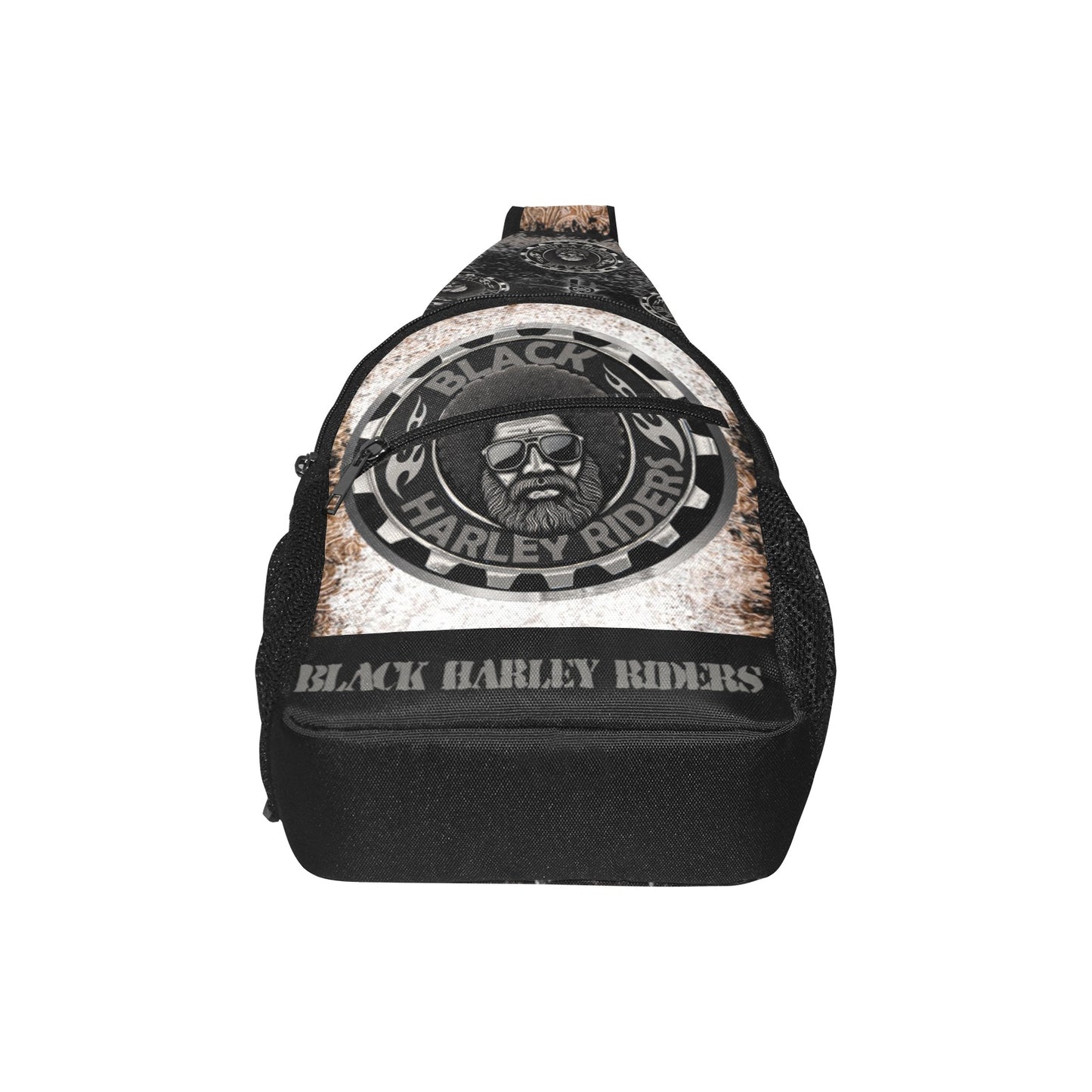 BHR Crossbody Concealment Bag - Bandana/Cream Black Man