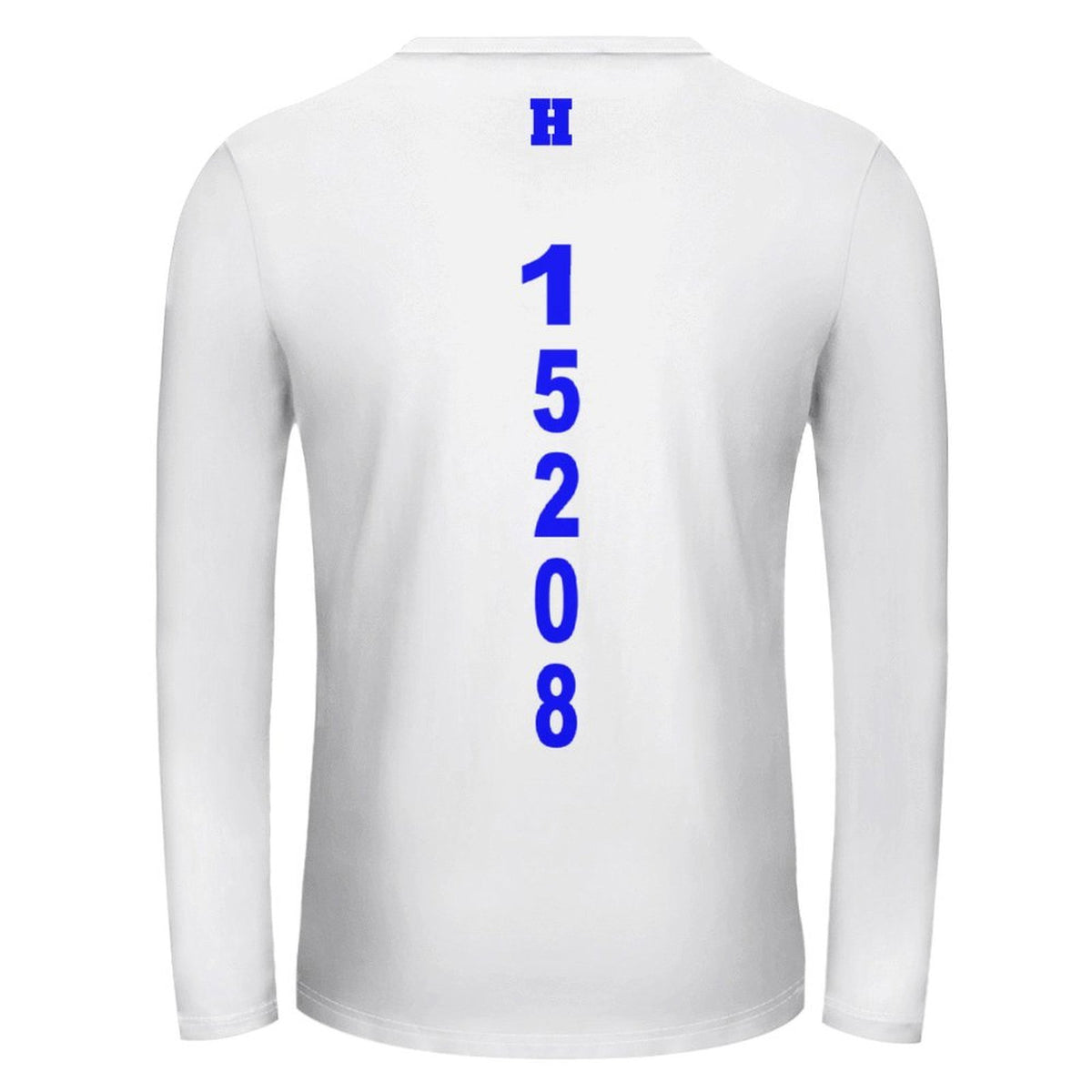 Homewood H Long Sleeve Wht/Blu