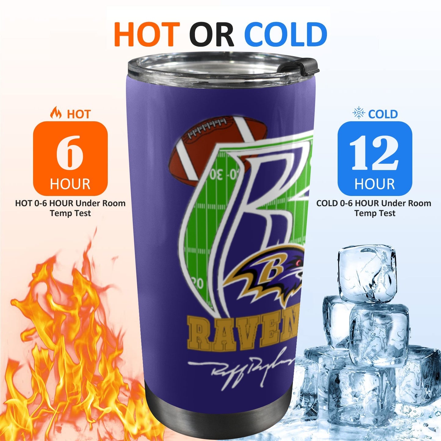 RR Ravens 20oz Mobile Tumbler 2024