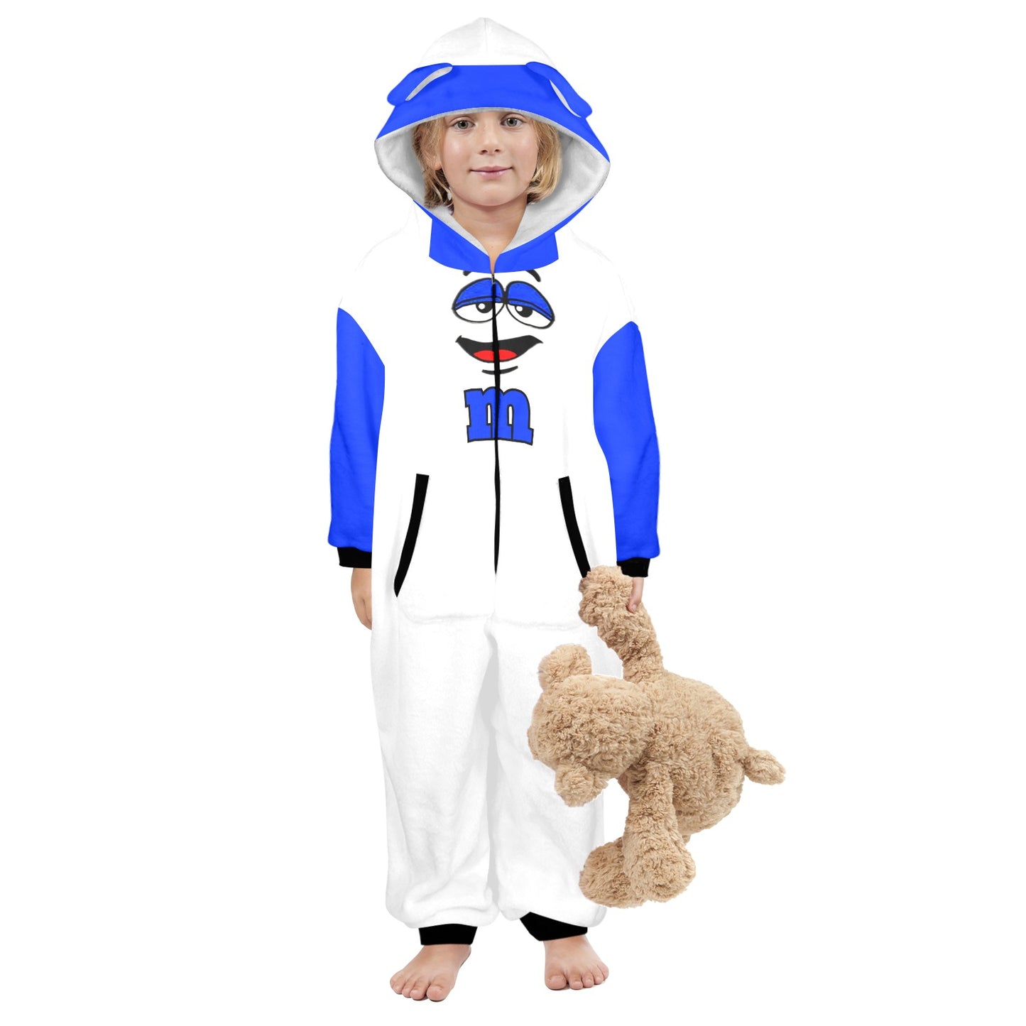 Kids M&M Onesie Blue