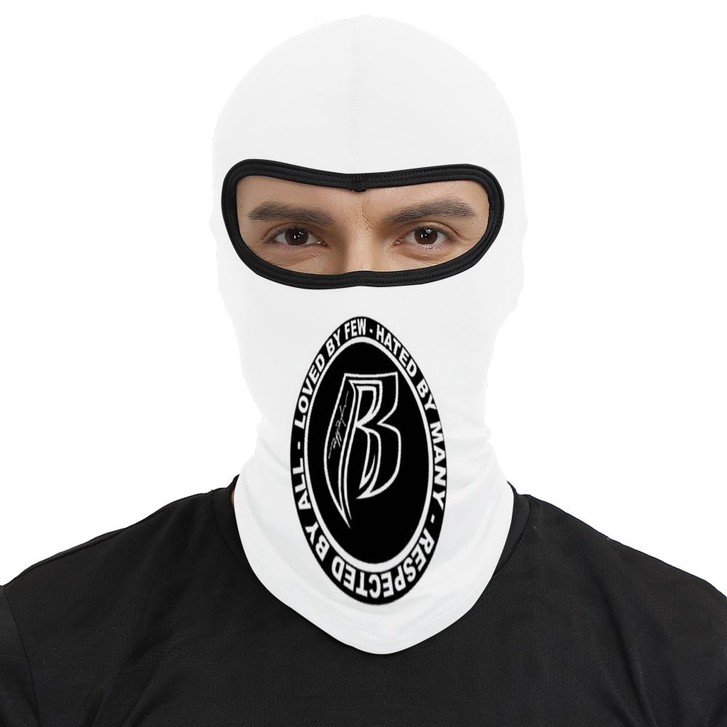 RR Full Mask White Logo